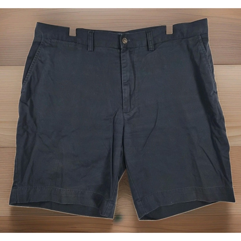 Vintage Polo Ralph Lauren Classic Fit Chino Shorts Men's 38 Navy Blue Cotton - Picture 1 of 9